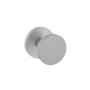 Interstdeurknop voordeur rond &oslash;55 mm &eacute;&eacute;nzijdige montage aluminium