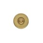 Intersteel deurbel rond verdekt,&nbsp;messing getrommeld