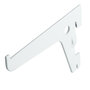 Plankdrager voor wandrail enkel - wit gelakt - 10 cm
