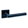 Intersteel deurkruk q 04 op rozet verdekt 53 x 53 x 6 mm pvd zwart