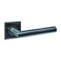 Intersteel deurkruk q 04 op rozet verdekt 53 x 53 x 6 mm pvd antraciet