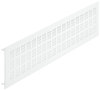 Ventilatiestrip aluminium, wit