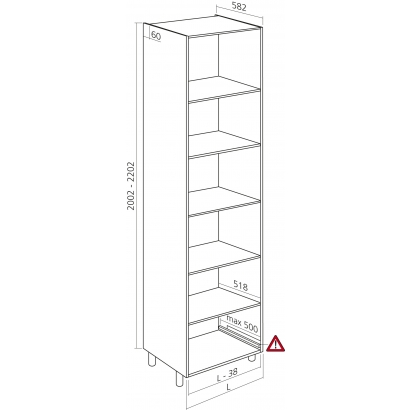 stimuleren Sport Hij Onderkast | Keukenkasten | 2200 mm - Meubelbeslag Online