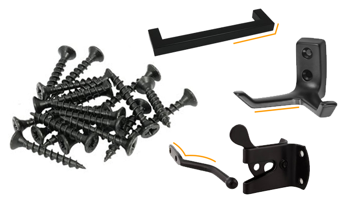 Video: Trend, zwarte schroeven en zwart meubelbeslag