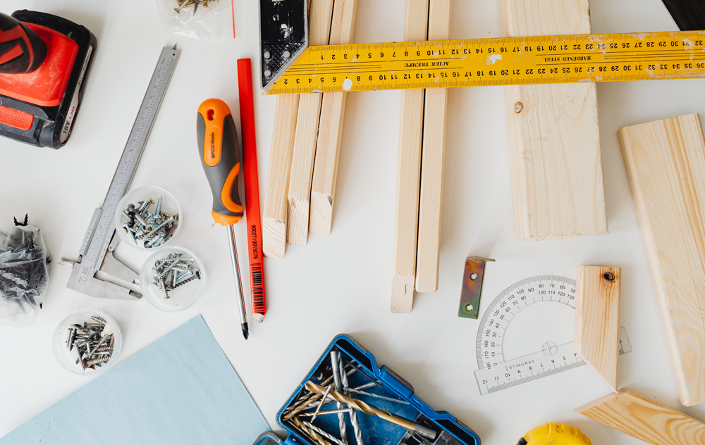 Doe-het-zelf gereedschap voor de beginnende klusser
