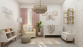 Beslag voor in een kinderkamer
